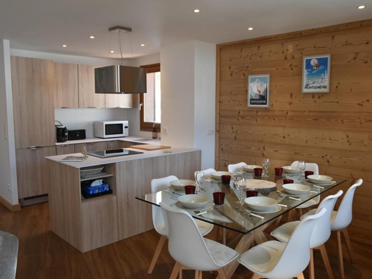 Duplex Renove 3 Chambres Avec Wi-Fi, Garage, Balcon Sud, Proche Pistes A Montgenevre - Fr-1-266-162 Bagian luar foto
